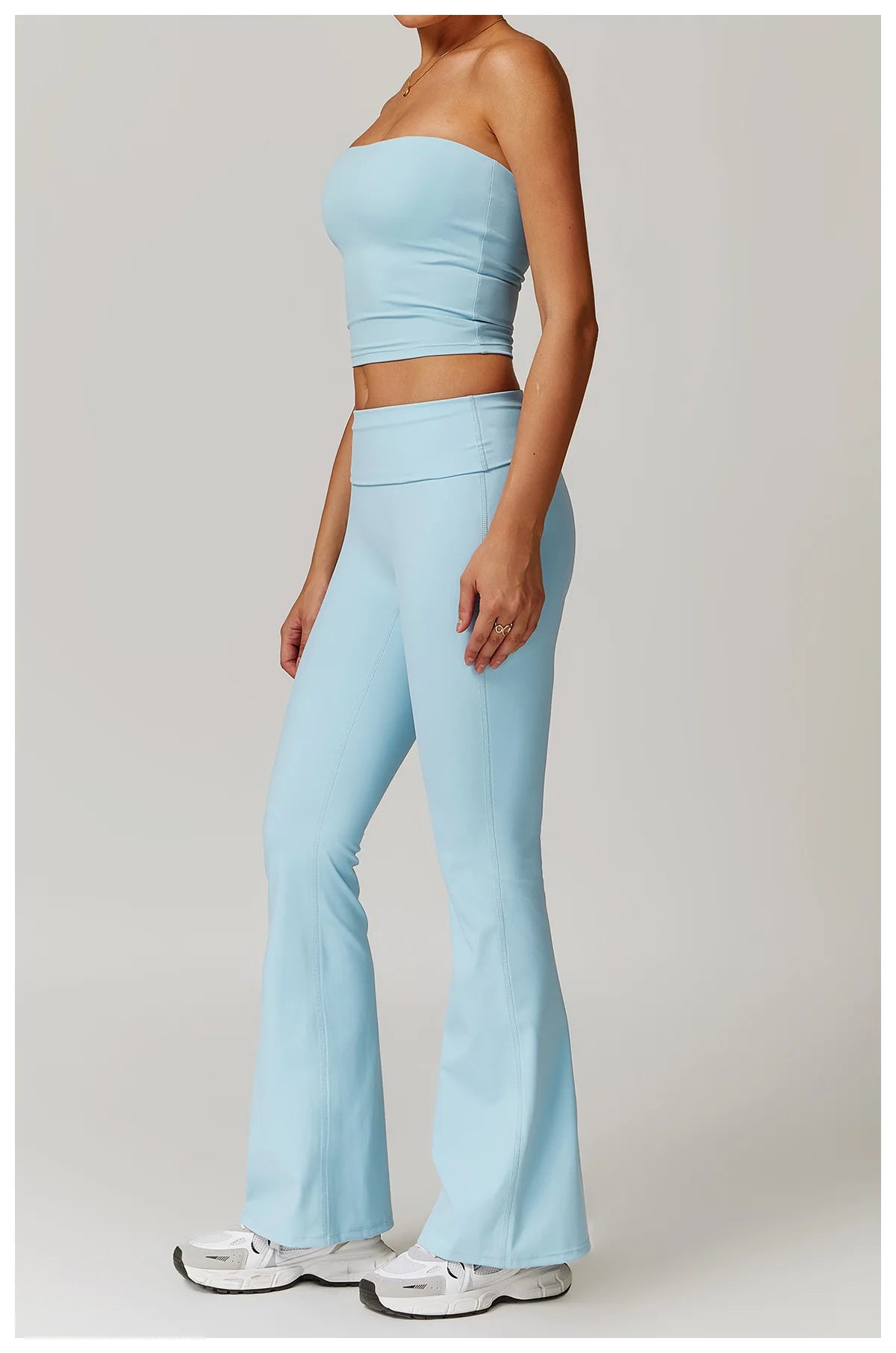 Chaleco de Yoga sin tirantes para mujer, Sujetador deportivo Sexy con parte de atrás bonita para mujer, ropa interior para gimnasio, Top deportivo de secado rápido que absorbe los golpes