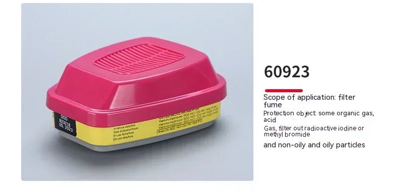 Accesorios de caja de filtro de mÃƒÂ¡scara de gas 60926, 60923, 60921 - Cartucho/filtro multigas/vapor con protecciÃƒÂ³n P100 para vapores orgÃƒÂ¡nicos