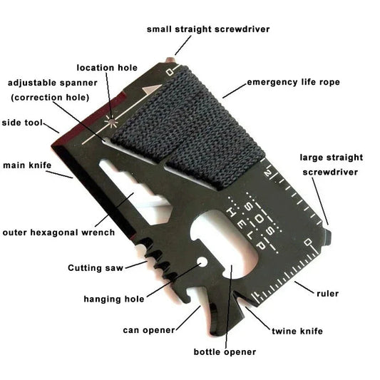 Cuchillo de caza de bolsillo multifuncional EDC, deportes al aire libre, Camping, senderismo, supervivencia SOS, rescate, herramientas de emergencia, equipo de camping MJ