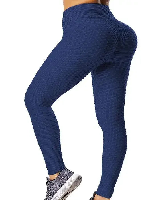 Mallas Push Up a la moda para mujer, mallas deportivas de cintura alta para Fitness, mallas sexis para levantamiento de glúteos, entrenamiento, gimnasio