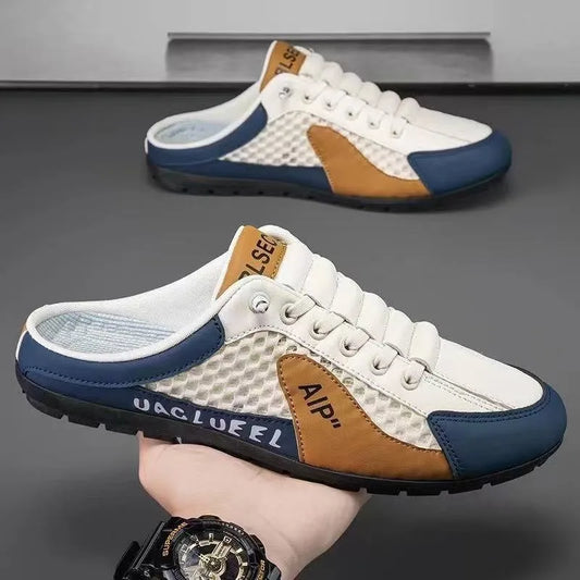 NOVEDAD DE VERANO 20225, zapatos de medio portador para hombre, zapatillas cómodas informales de suela blanda, zapatos sin cordones para hombre, zapatillas de deporte para hombre