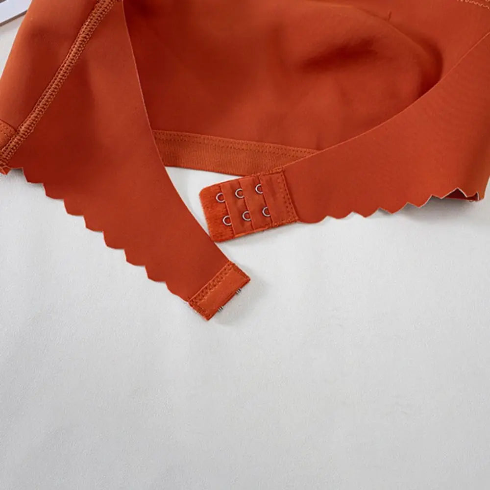 Sujetador Invisible suave sin tirantes sin costuras, sujetador ajustado antideslizante para mujer, ropa interior con hebilla frontal, sujetador de realce para fiesta