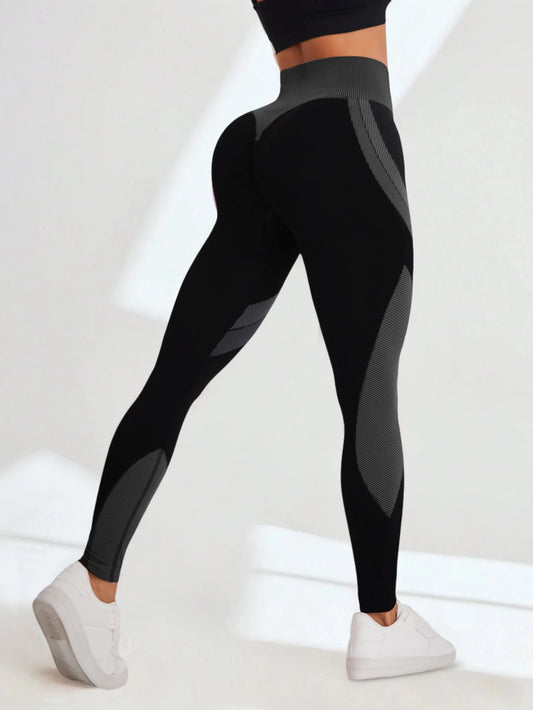 Mallas de Yoga sin costuras para mujer, pantalones de entrenamiento deportivos para gimnasio, cintura alta, suaves y elásticos, transpirables, levantamiento de glúteos