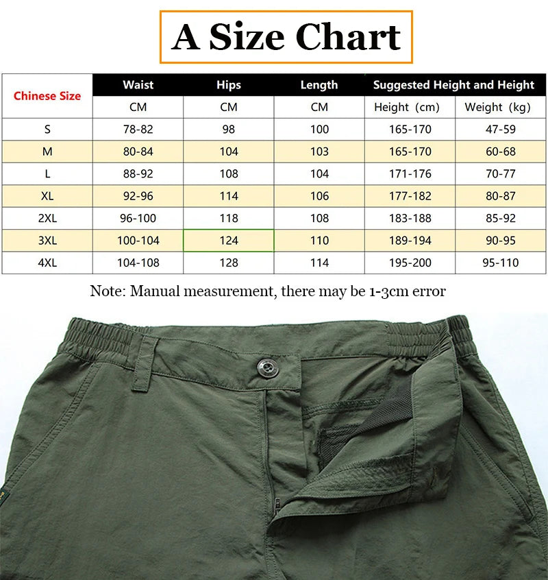 Pantalones tácticos militares Cargo para hombre, pantalones impermeables, pantalones casuales, resistentes al desgaste, con múltiples bolsillos, para senderismo al aire libre, pantalones de trabajo para hombre