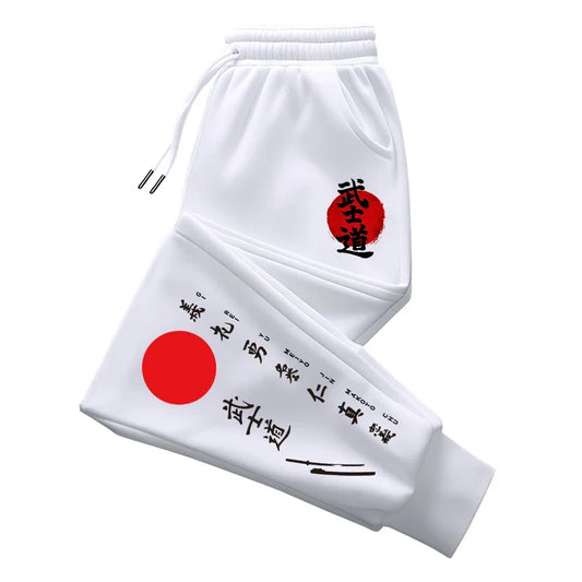 Pantalones de chándal con estampado de Bushido japonés 2025, nuevos pantalones deportivos informales para hombre, pantalones suaves y versátiles para el hogar y al aire libre