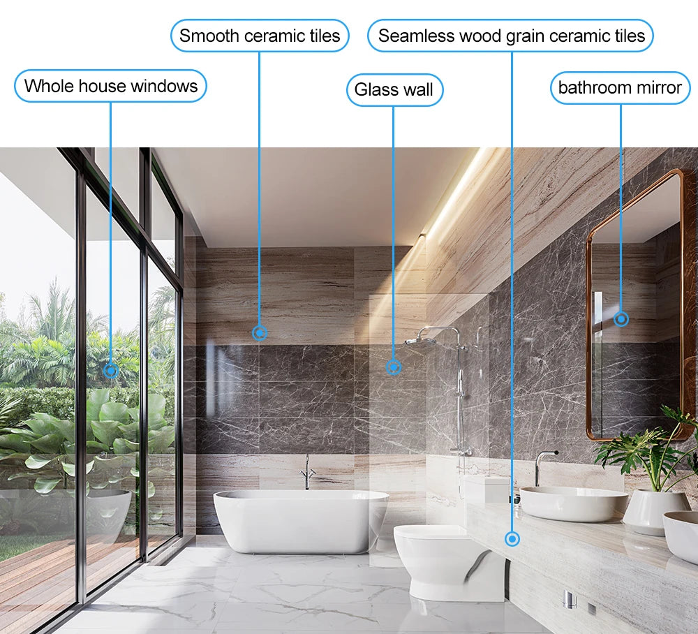 (Código de cupón:HOT888)Robot Limpiador de Ventanas ABIR WD8, Doble Rociado de Agua, Memoria Inteligente, Alta Succión al Vacío, Sensor Láser, Robot de Limpieza de Cristales de Pared en el Hogar, Control por Aplicación