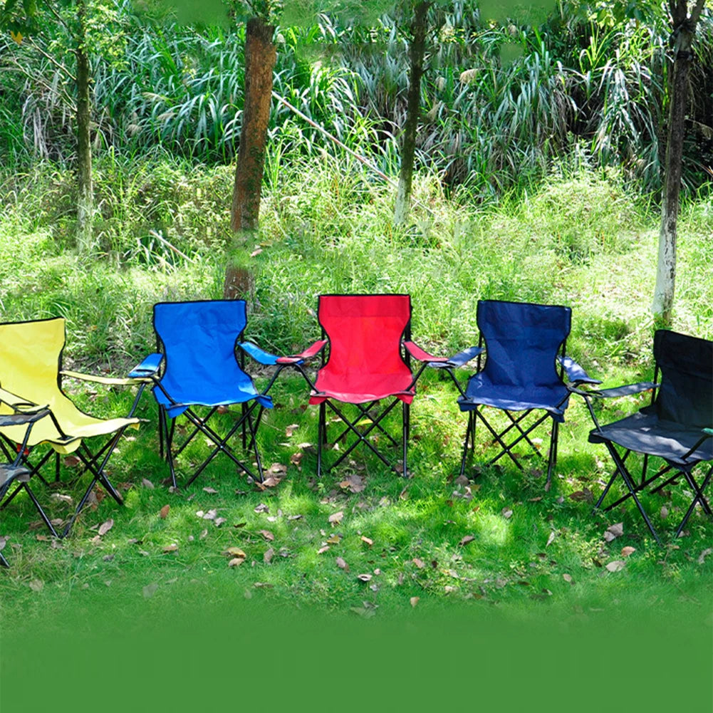 Silla plegable para exteriores, silla de Camping con portabotellas, sillas de tela Oxford para Picnic, sillas portÃ¡tiles para pesca en la playa, silla para exteriores