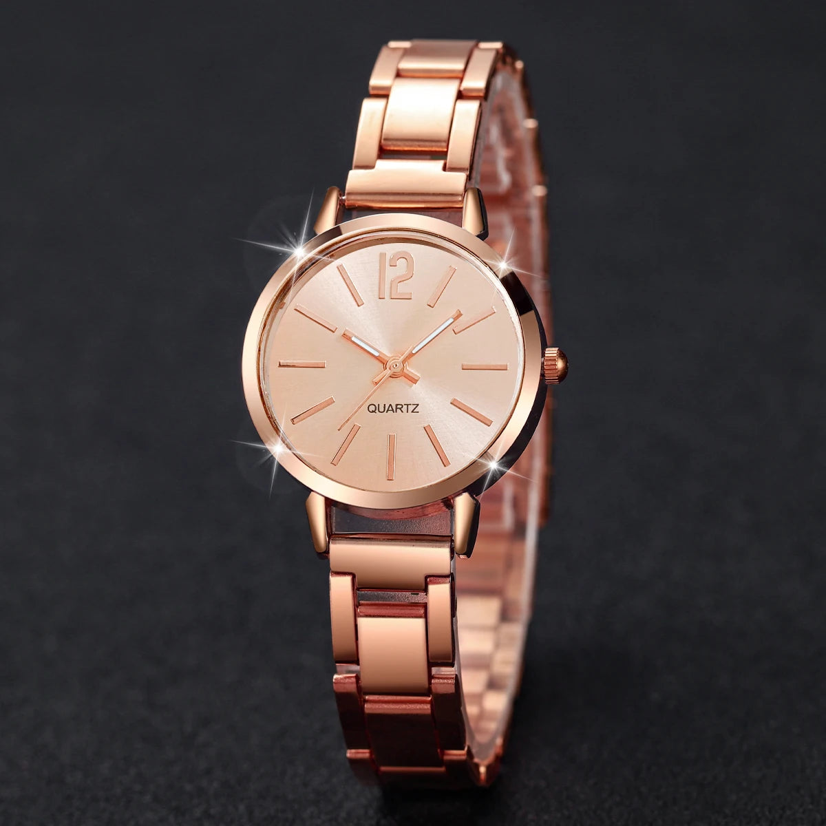 1/2/3 Uds. Relojes de moda para Mujer, Reloj de cuarzo analógico con esfera Simple para Mujer, Reloj para Mujer y niñas, Reloj de regalo (sin caja)