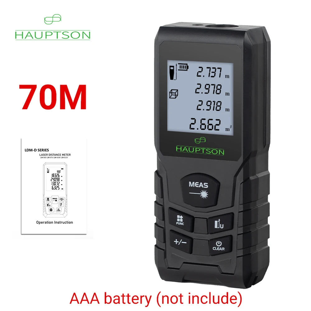 HAUPTSON 70/100M telÃ©metro lÃ¡ser medidor de distancia telÃ©metro cinta lÃ¡ser telÃ©metro construcciÃ³n