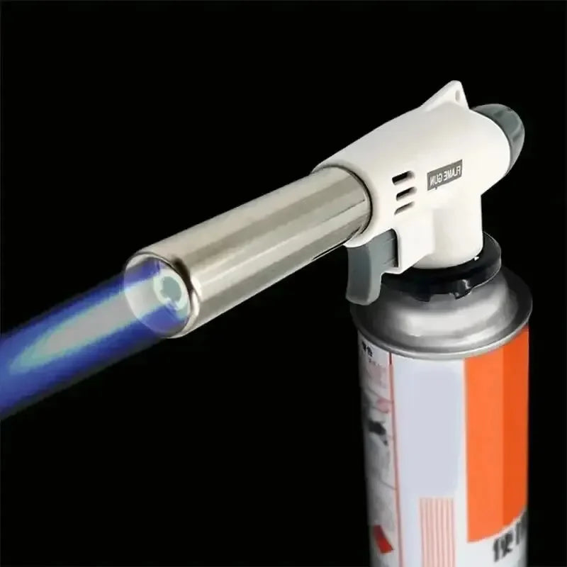 Práctico pistola de llama, quemador de Gas de soldadura, soplete de Gas de llama, pistola de llama para barbacoa, Camping, cocina, equipo de camping