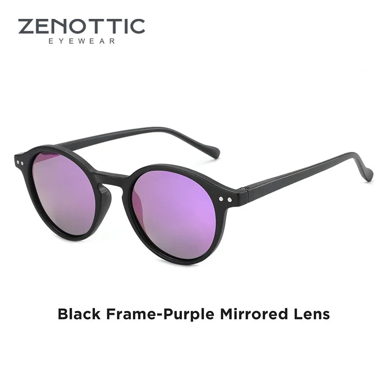 ZENOTTIC (tamaÃƒÂ±o S) gafas de sol polarizadas circulares Retro 2024 2025 hombres mujeres Vintage pequeÃƒÂ±as gafas de sol redondas UV400 gafas de sol