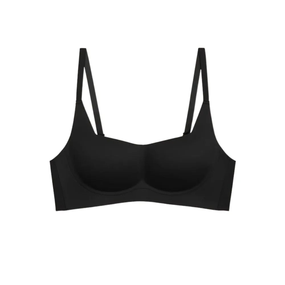 Cómodo sujetador sin costuras a prueba de golpes, ropa interior antiflacidez, sujetador de realce, Bralette íntimo para mujer y niña