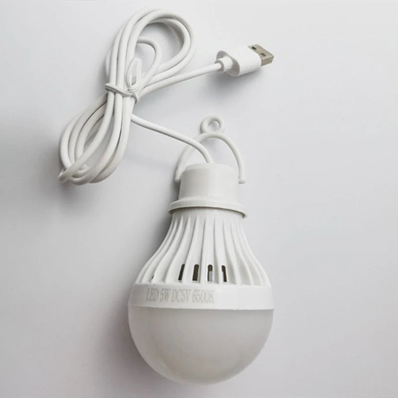 Linterna Led DC5V, lámpara de luz para campamento, bombilla de emergencia Usb, lámpara colgante para tienda de campaña para trabajo, barbacoa, pesca, reparación, equipo de Camping para exteriores