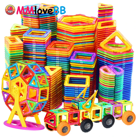 Juguetes magnéticos para niños, bloques magnéticos de talla grande más para niños, juego de constructores de diseñador, juguetes para niños, bloques de construcción