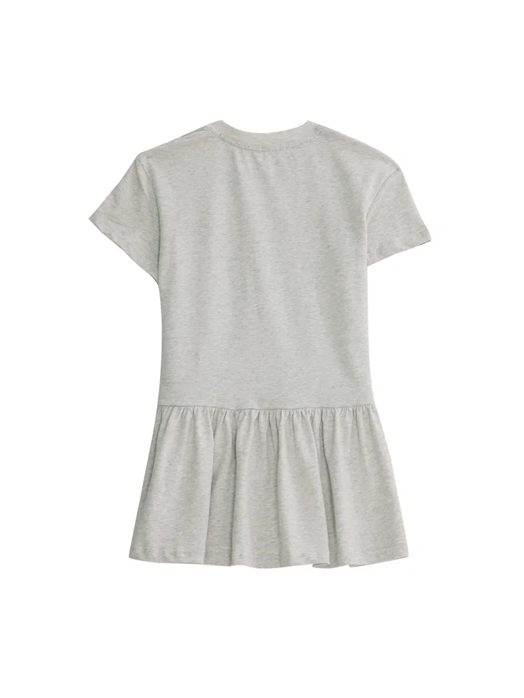 Vestido de verano para niÃƒÂ±as, moda informal para vacaciones, falda para niÃƒÂ±os, vestido de princesa de manga corta de algodÃƒÂ³n para fiesta, comodidad suave