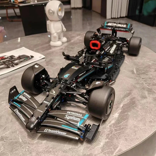 1642 Uds nuevo técnico F1 W14 E rendimiento velocidad coche de carreras bloques de construcción ladrillo Compatible MOC vehículo modelo coche DIY juguetes regalos