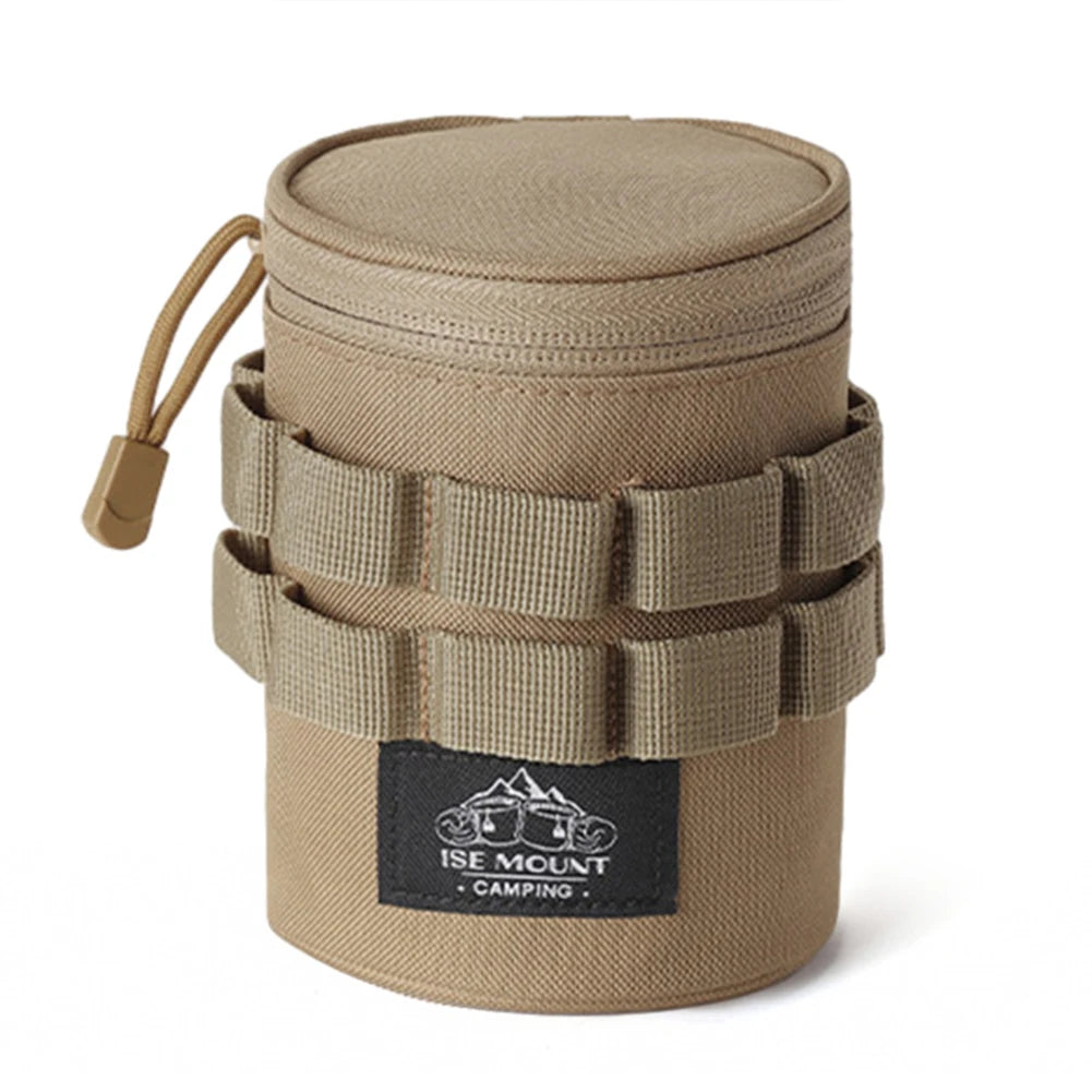 Bolsa de almacenamiento de viaje, bolsa ligera con agujeros colgantes, accesorio de Camping con asa para viajes al aire libre