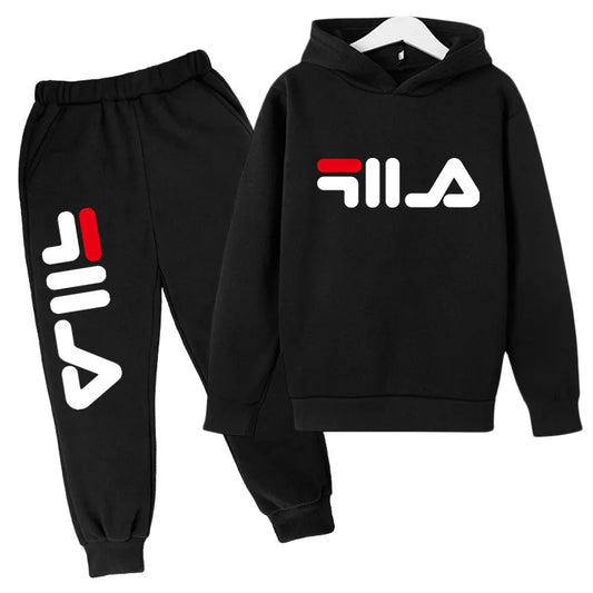 2024 primavera y otoÃƒÂ±o niÃƒÂ±os y niÃƒÂ±as Casual deportes Top + Pantalones traje de niÃƒÂ±a de 2 piezas 3-14 aÃƒÂ±os traje para correr al aire libre