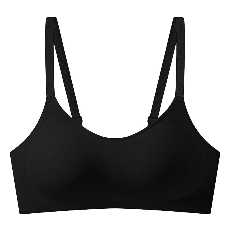 Sujetador Invisible de realce con espalda descubierta para mujer, sujetadores sexys de corte bajo, ropa interior de boda con espalda abierta, lencería sin costuras 2024