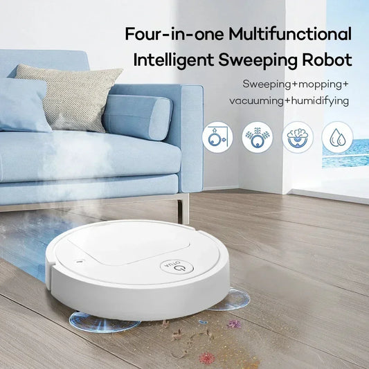 2025 Nuevo robot de barrido 5 en 1, fregar y aspirar, fuerte purificación de aire limpio, robot inteligente, electrodomésticos