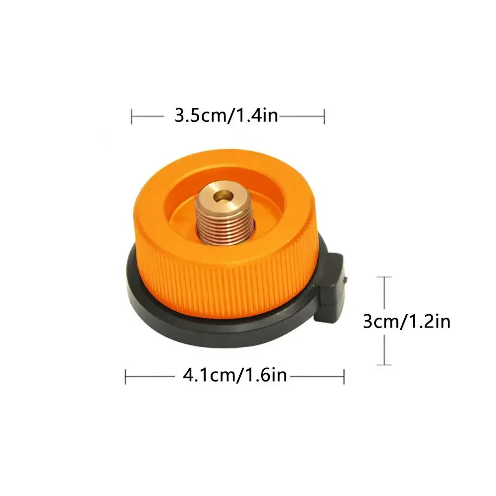 Adaptador de recipiente de butano para acampar al aire libre, convertidor de estufa de Gas, recarga de propano, cartucho de Gas, tanque, adaptador de butano, accesorio de estufa de Gas