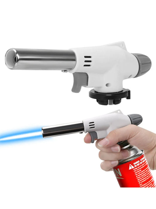 Pistola de llama portátil multifuncional, quemador de antorcha para acampar, barbacoa, postres, soldadura, cocina, herramienta de calefacción, encendedor doméstico