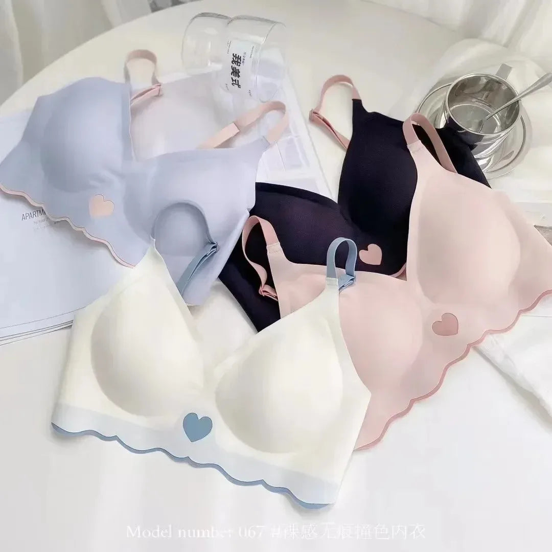 Sujetador Invisible de realce con espalda descubierta para mujer, sujetadores sexys de corte bajo, ropa interior de boda con espalda abierta, lencería sin costuras 2024