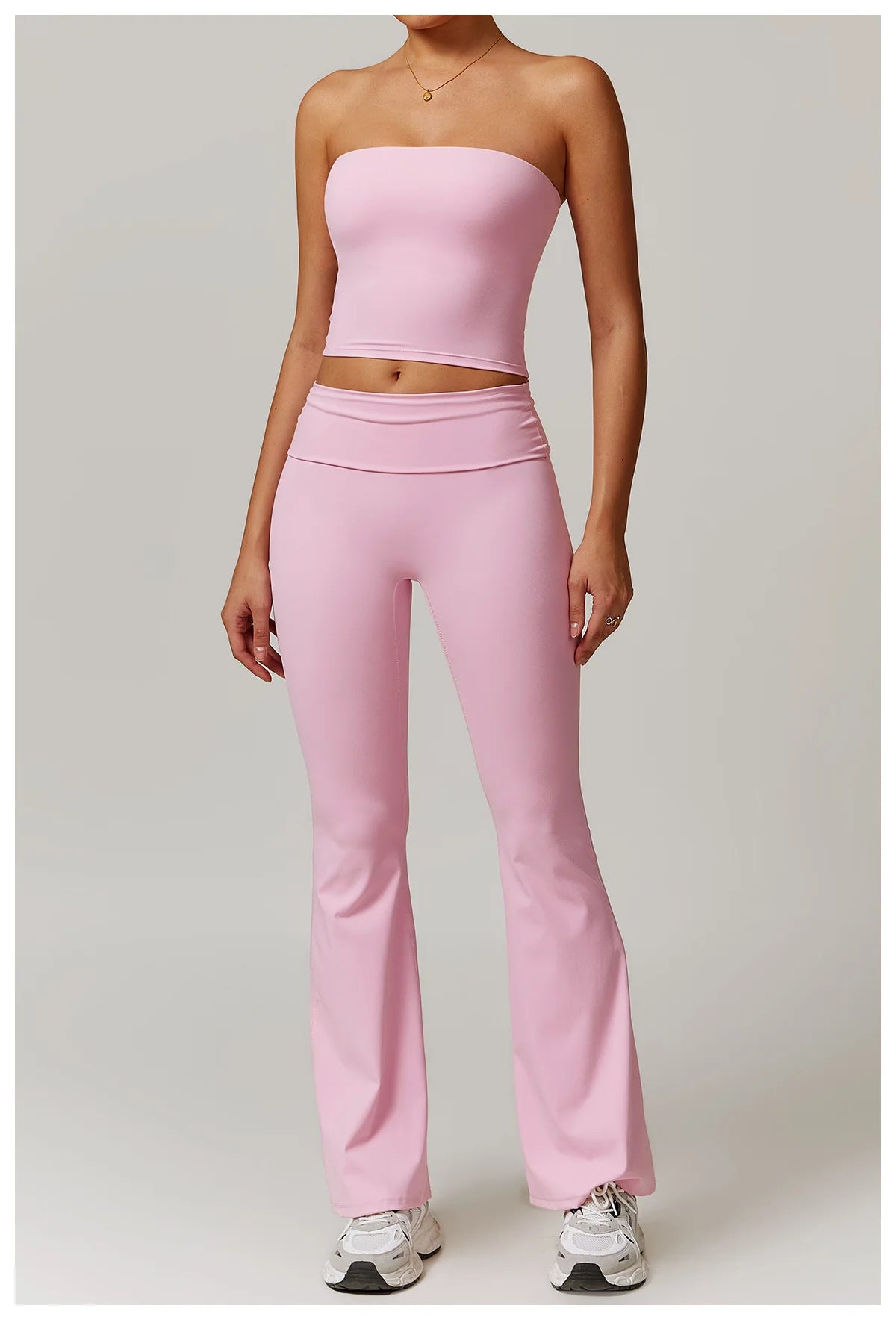 Chaleco de Yoga sin tirantes para mujer, Sujetador deportivo Sexy con parte de atrás bonita para mujer, ropa interior para gimnasio, Top deportivo de secado rápido que absorbe los golpes