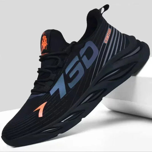 Zapatos para hombre, zapatillas informales sin cordones a la moda, zapatos transpirables para correr, zapatos de tenis de entrenamiento para caminar al aire libre