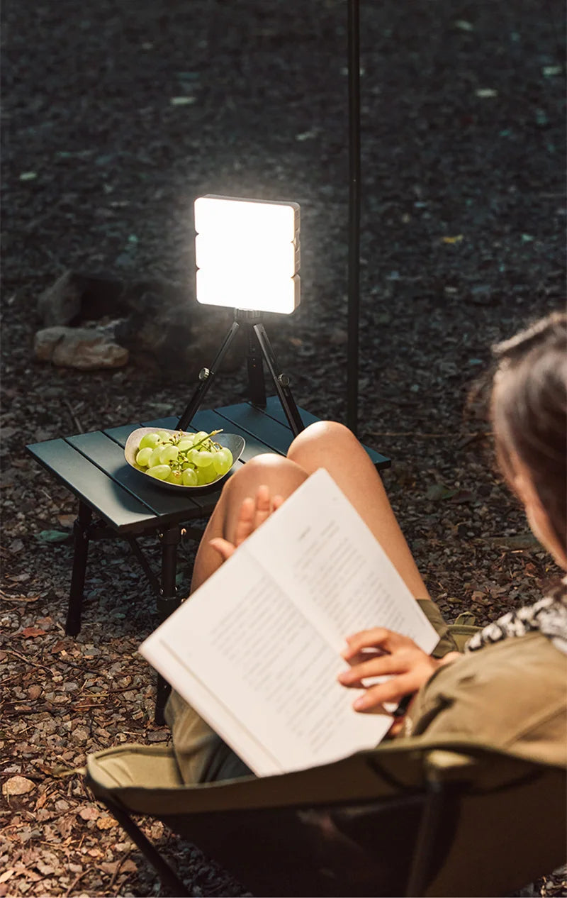 Naturehike-luz LED para tienda de campaña, linterna portátil recargable, lámpara de trabajo, iluminación de mantenimiento al aire libre, luz plegable tipo C