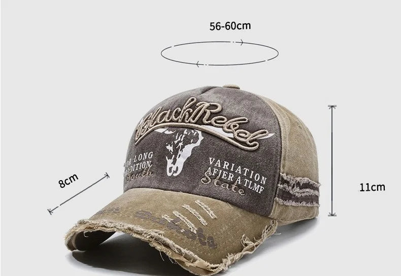 Nueva gorra de bÃ©isbol de algodÃ³n lavada a la moda para hombre, gorra deportiva Retro para hombre para las cuatro estaciones, gorra deportiva para exteriores, accesorio para hombre