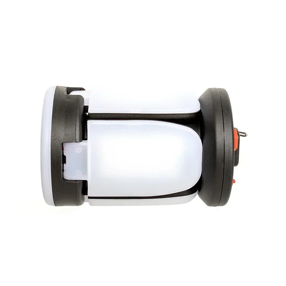 Linterna Solar LED de alta potencia para acampar, Banco de energía de emergencia plegable, recargable, 4500mAh, 1000LM, 6 modos de luz para acampar y pescar