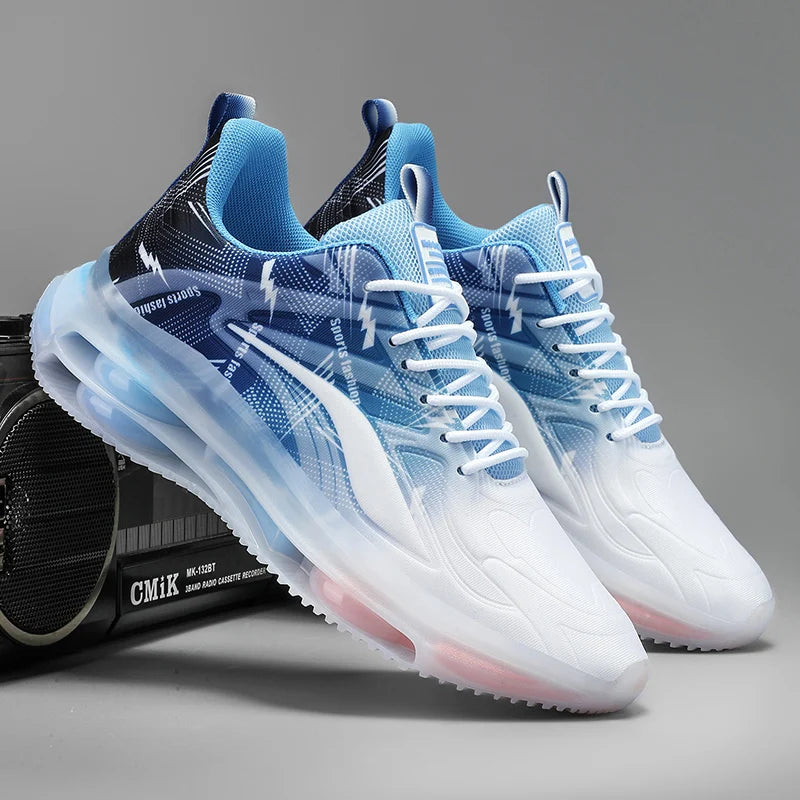 Zapatillas de baloncesto de moda para hombre con cojines de aire, cómodas y antideslizantes, transpirables y que absorben los golpes, adecuadas para actividades al aire libre de hombres