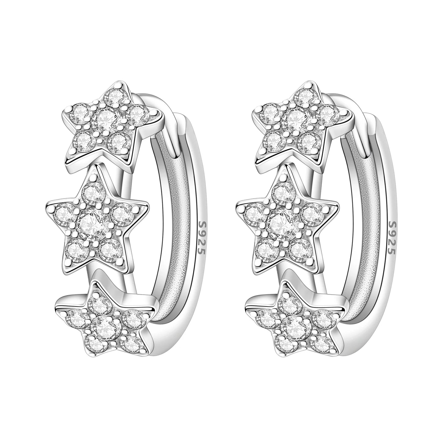 Orstarry-pendientes circulares de Plata de Ley 925 con forma de gota para mujer, aretes colgantes, joyería versátil para fiesta, regalos