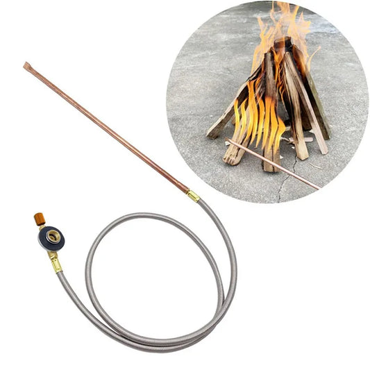 Pistola de pulverización de encendedor de carbón para barbacoa al aire libre de mano, estufa de leña para acampar, encendedor de fuego, arrancador de incendios