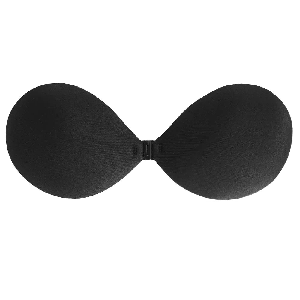 Sujetador Sexy para mujer, Sujetador Invisible de realce, autoadhesivo de silicona, cierre frontal sin costuras, adhesivo, sin espalda, sin tirantes