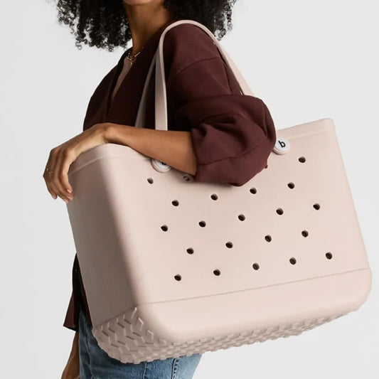 Bolsa Croc de playa XL, cesta de almacenamiento de Picnic de viaje impermeable de goma EVA, bolso de compras Extra grande para mujer, bolso de mano de playa de gelatina
