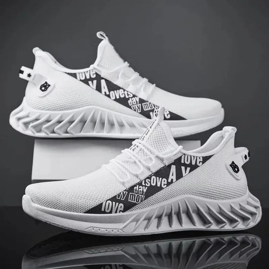 2025 Zapatos de malla transpirable para hombre - Deportes Fondo suave Correr Gimnasio Casual Estilo de coco y regalo del dÃ­a del padre Zapatos deportivos