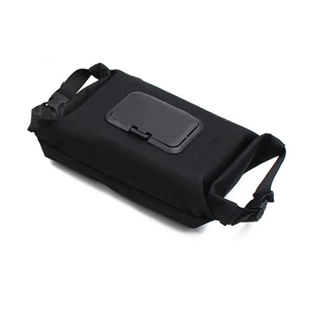 Caja de pañuelos húmedos para exteriores, dispensador de toallitas húmedas de papel de lona, almacenamiento colgante para accesorios de Camping al aire libre