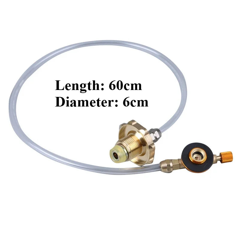 Adaptador de recipiente de butano para acampar al aire libre, convertidor de estufa de Gas, recarga de propano, cartucho de Gas, tanque, adaptador de butano, accesorio de estufa de Gas