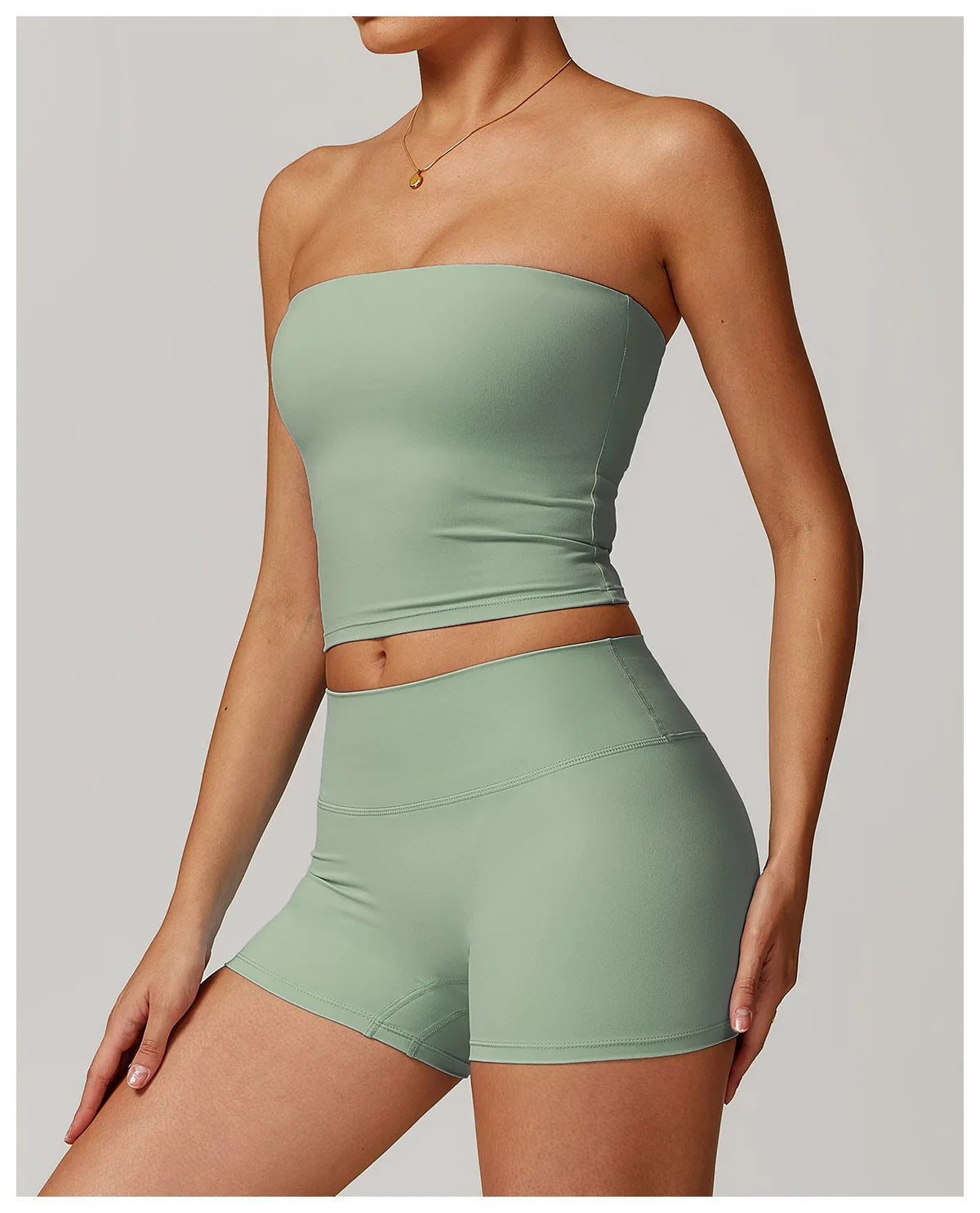 Chaleco de Yoga sin tirantes para mujer, Sujetador deportivo Sexy con parte de atrás bonita para mujer, ropa interior para gimnasio, Top deportivo de secado rápido que absorbe los golpes