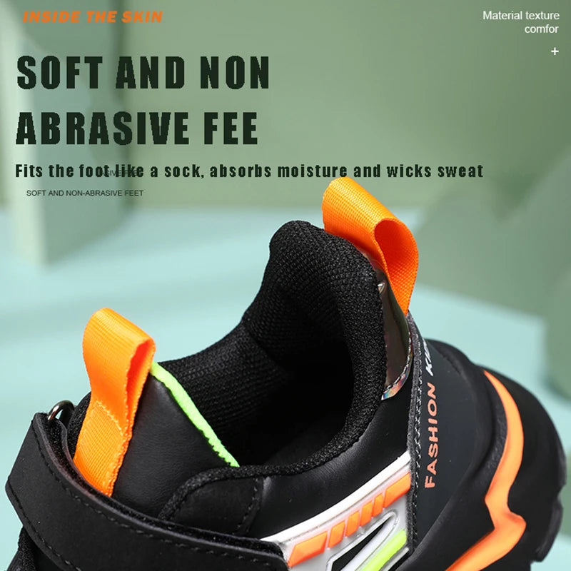 Zapatos informales para niños, zapatos de suela blanda para niños, zapatillas antideslizantes, zapatos para estudiantes al aire libre, calzado deportivo rosa para caminar para niñas