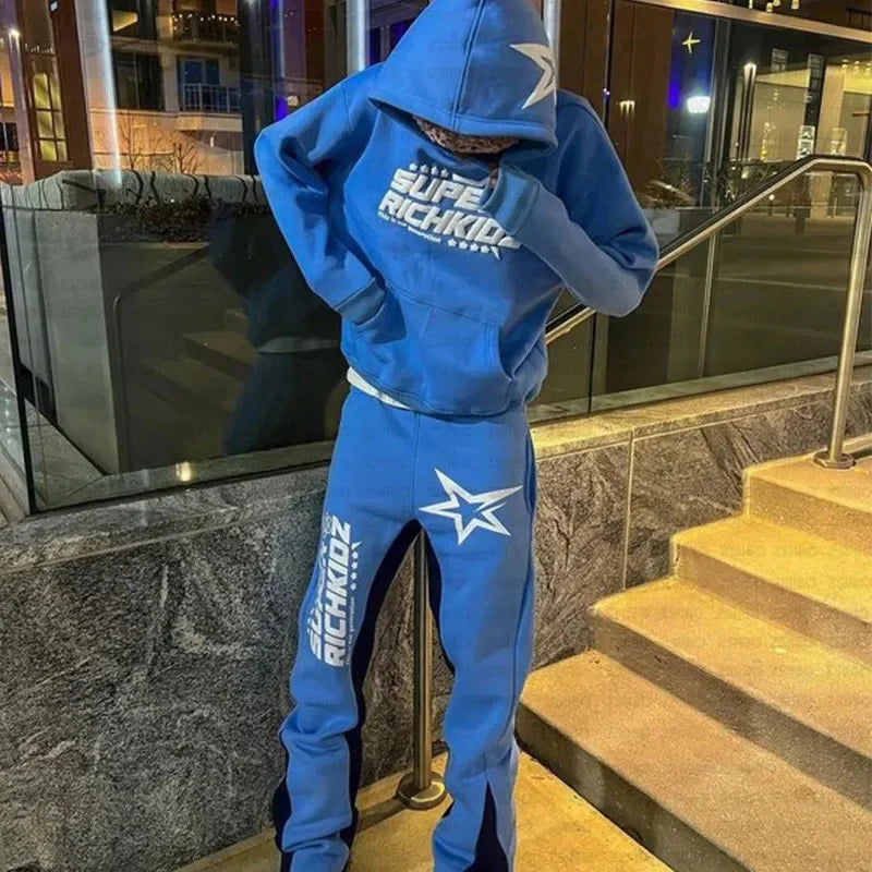 2025 Otoño/Invierno nueva ropa Y2K ropa de hombre y pantalones de mujer pantalones de Fitness tendencia de moda pantalones de calle altos pantalones casuales