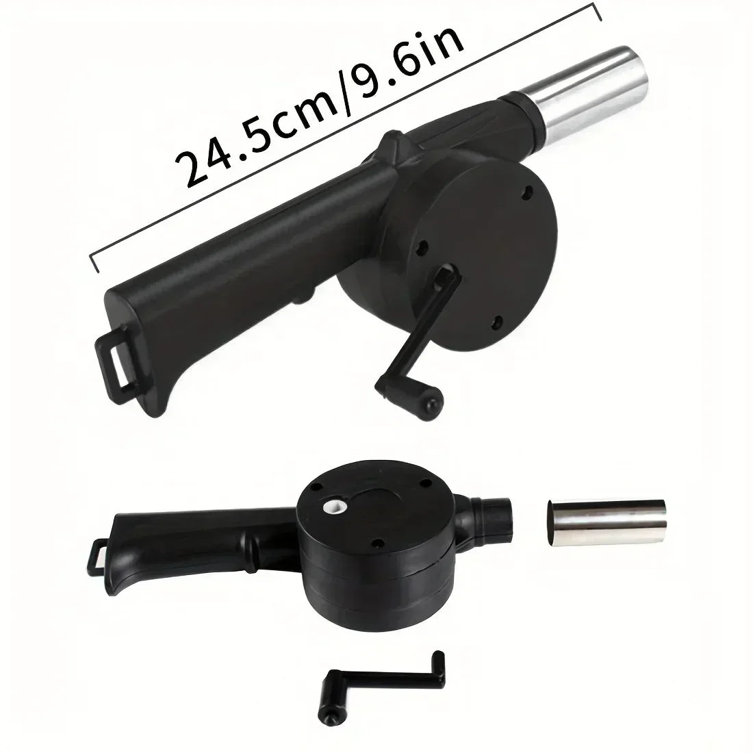 Soplador de mano portátil para exteriores, soplador de combustión de carbón para barbacoa doméstica, herramientas para barbacoa, accesorios para barbacoa y acampada