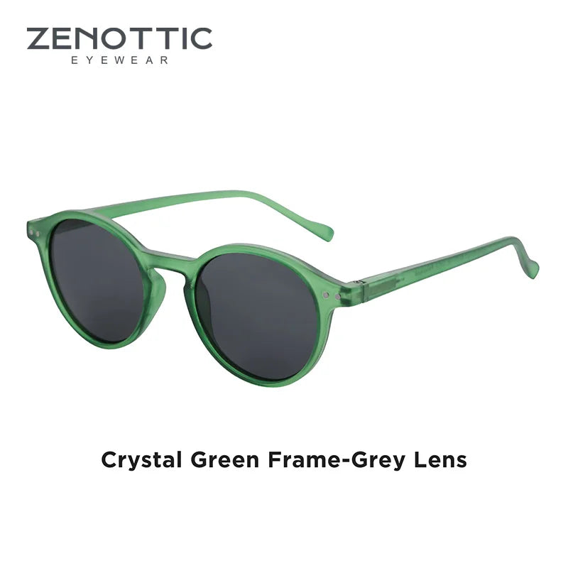 ZENOTTIC (tamaÃƒÂ±o S) gafas de sol polarizadas circulares Retro 2024 2025 hombres mujeres Vintage pequeÃƒÂ±as gafas de sol redondas UV400 gafas de sol