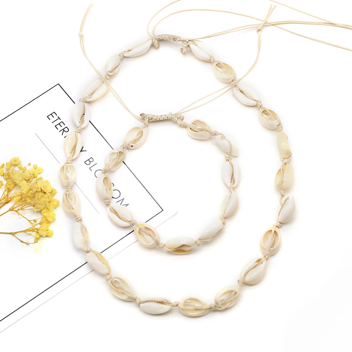 1 Juego de collares y pulseras de cuentas naturales de agua dulce, accesorios de joyería encantadores, decoración navideña de verano, regalos diarios
