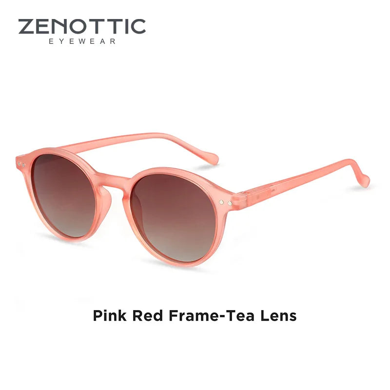 ZENOTTIC (tamaÃƒÂ±o S) gafas de sol polarizadas circulares Retro 2024 2025 hombres mujeres Vintage pequeÃƒÂ±as gafas de sol redondas UV400 gafas de sol
