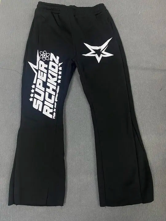 2025 Otoño/Invierno nueva ropa Y2K ropa de hombre y pantalones de mujer pantalones de Fitness tendencia de moda pantalones de calle altos pantalones casuales