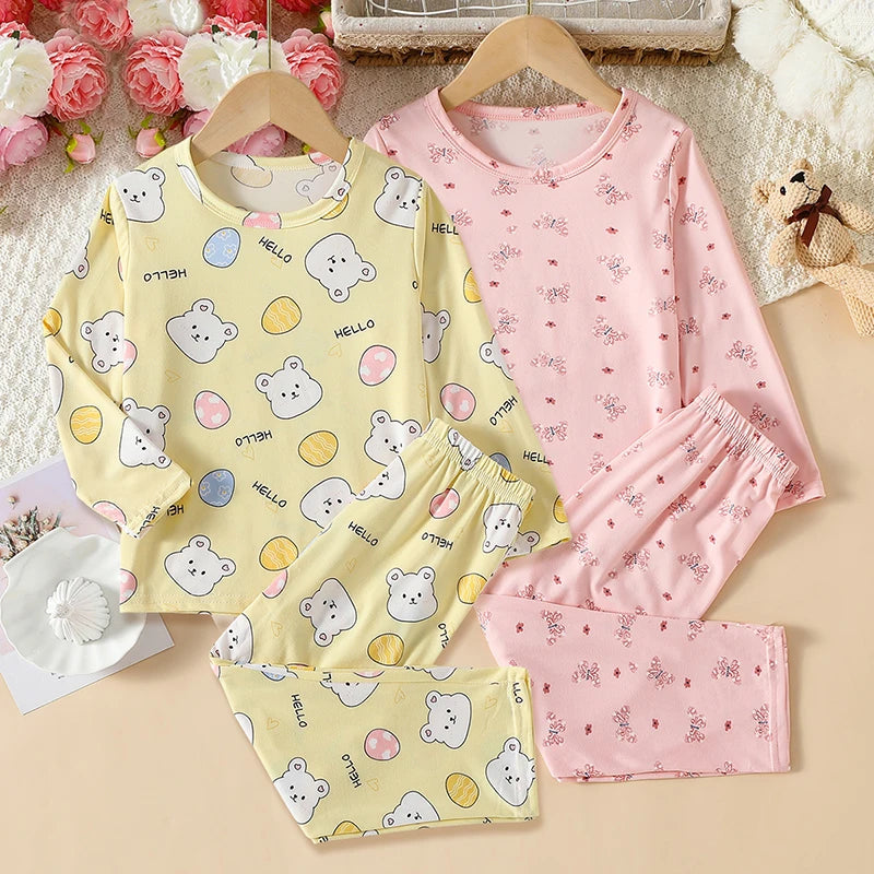 Conjunto de pantalones cortos de manga corta para niños, cómodo y versátil, informal, para el hogar y al aire libre, 2 piezas, verano