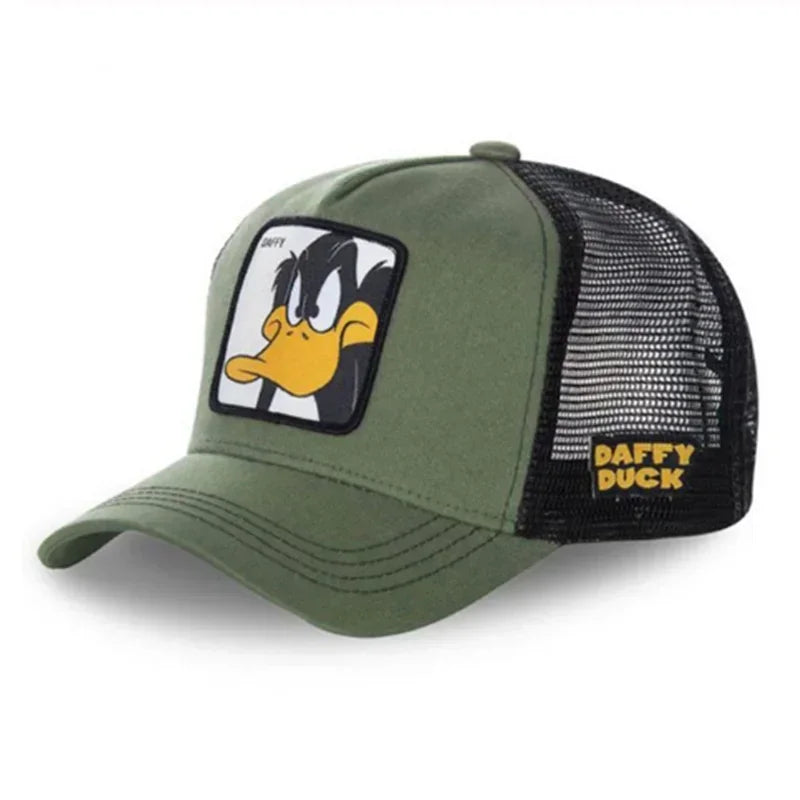 Gorra de bÃ©isbol de algodÃ³n con Cierre trasero de dibujos animados de Anime de marca de alta calidad para hombres y mujeres, gorro de malla de Hip Hop para papÃ¡, gorra de camionero, triangulaciÃ³n de envÃ­os